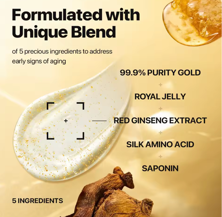 Crème visage Ginseng & Or